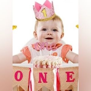 1st Birthday Crown